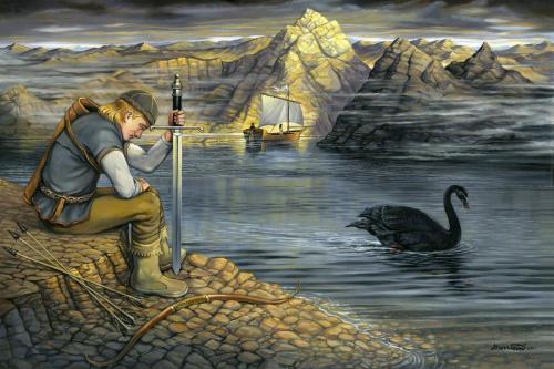 The Swan sings a song of lament while admonishing us to keep on the side of the living