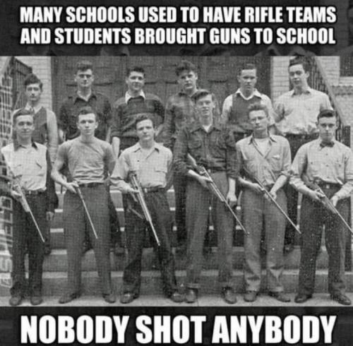 USA nobody shot anybody
