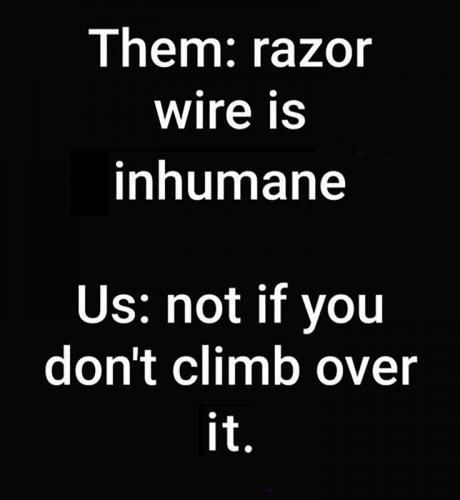 B razor wire