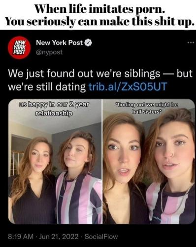 When life imitates porn