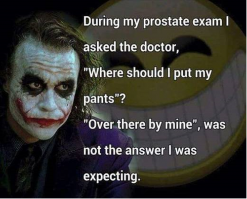 B prostate exam