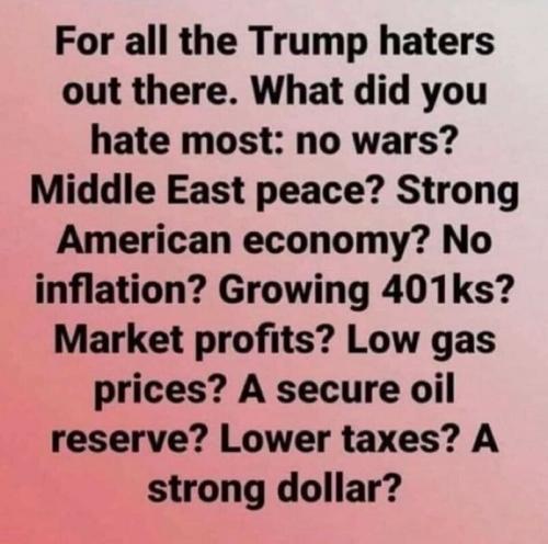 hate trump for