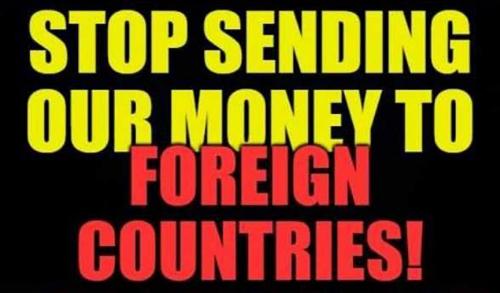 USA stop sending our money