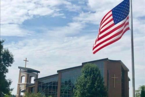 Flag - At church