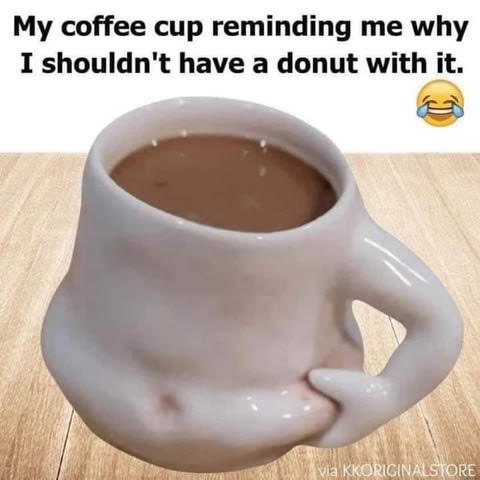 Coffee Cup -- No Donut Remind