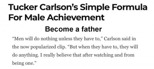 Tucker on fathers