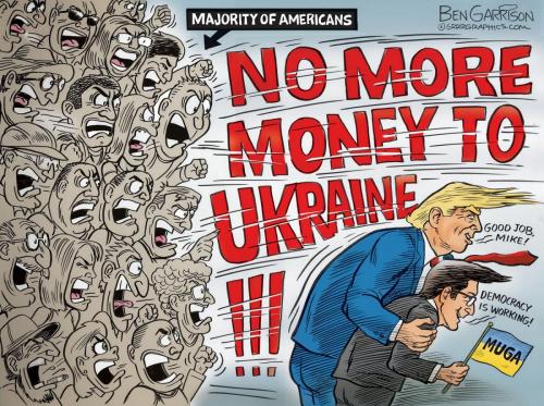 GoodJobMikeTrumpWTFNoMoreMoneyToUkraineAmericaFirstRemember
