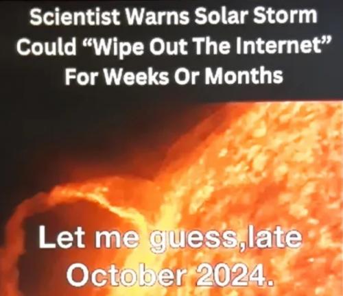 M Solar storm