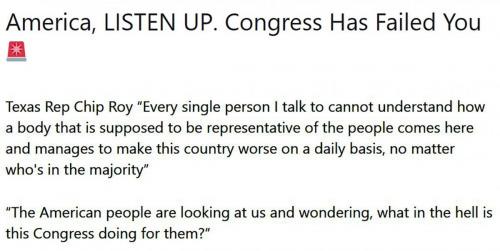 G Congress failed you