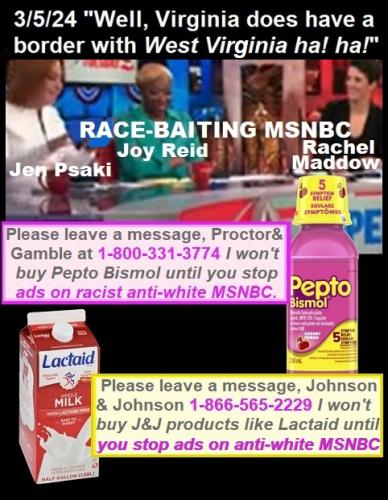BOYCOTT PRODUCTS ON MSNBC
