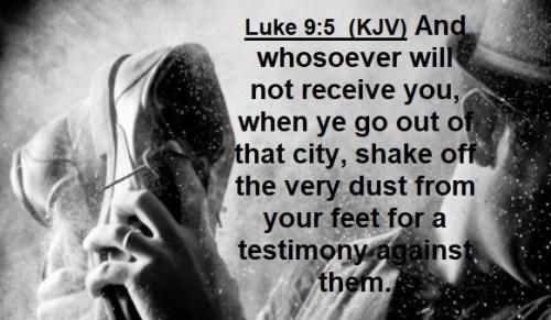 Luke 9.5