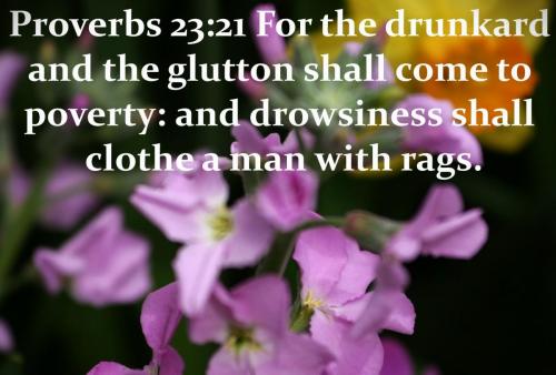 041824 - Proverbs 23-21, the drunkard