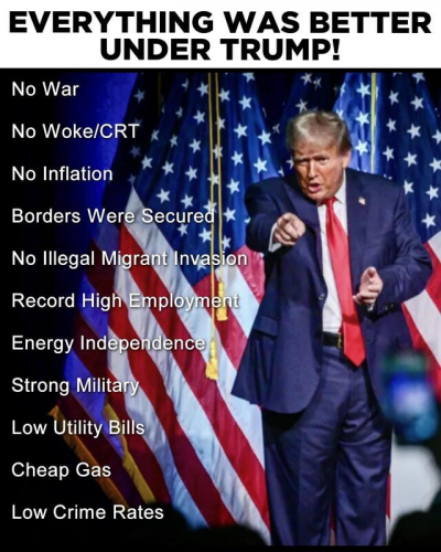 better under trump