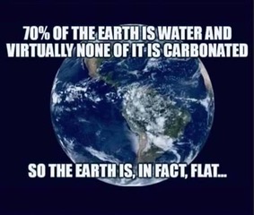 Flat Earth -- 70% and No Carbonization