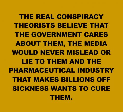 B real conspiracy theorists