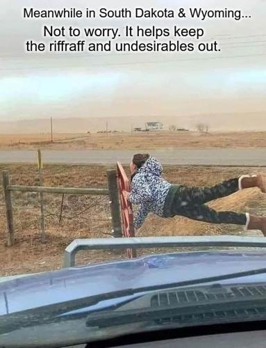Meanwhile in South Dakota and Wyoming