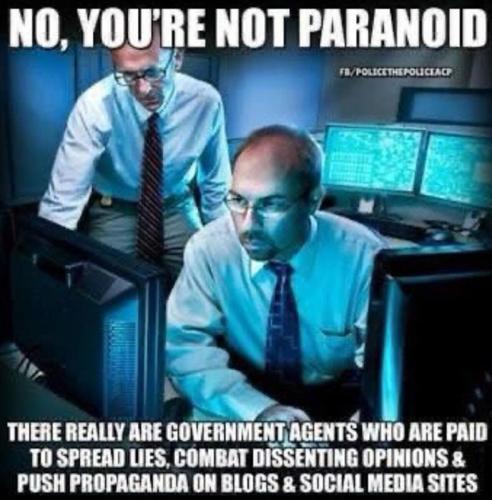 M you're not paranoid