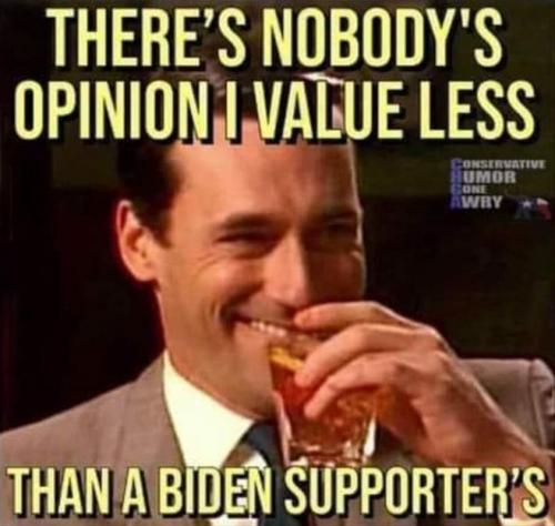 M Opinio I value less