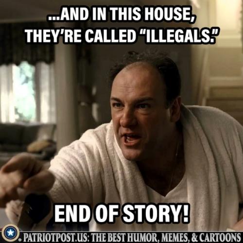 B called illegals