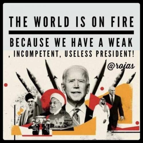on fire