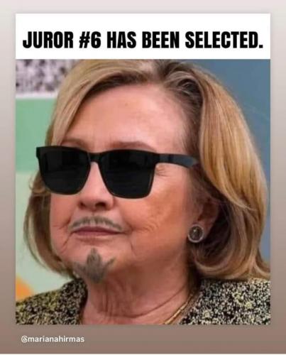 Hillary, Trump Trial -- Juror #6