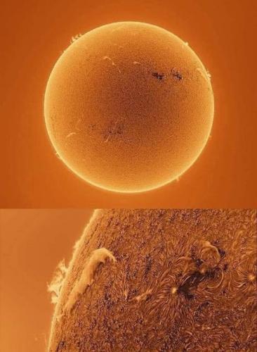 Sun -- Detailed Photograph