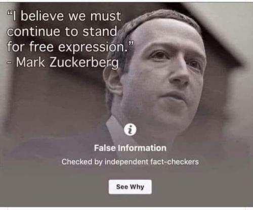 Make Zukerberg False Information