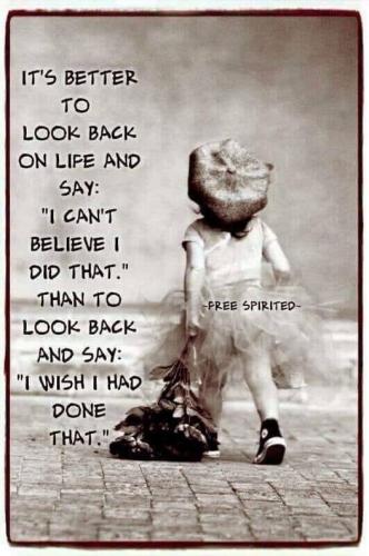 Better to look bac