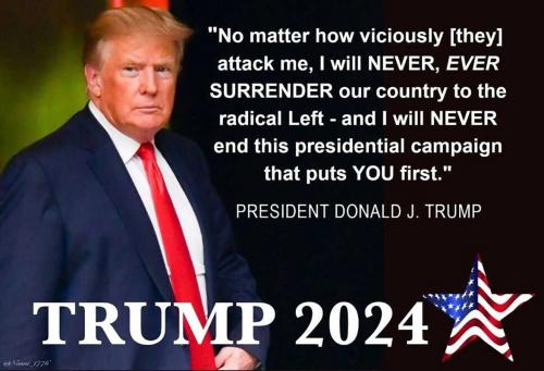 USA DJT never surrender