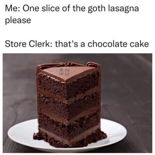Goth lasagna