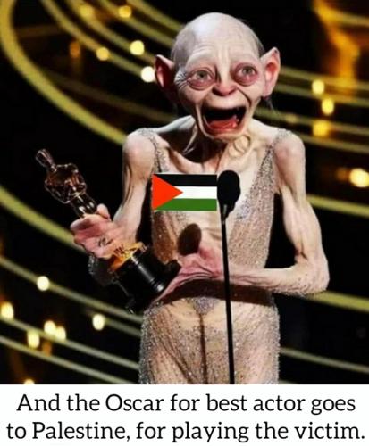 M Oscar for playing victim