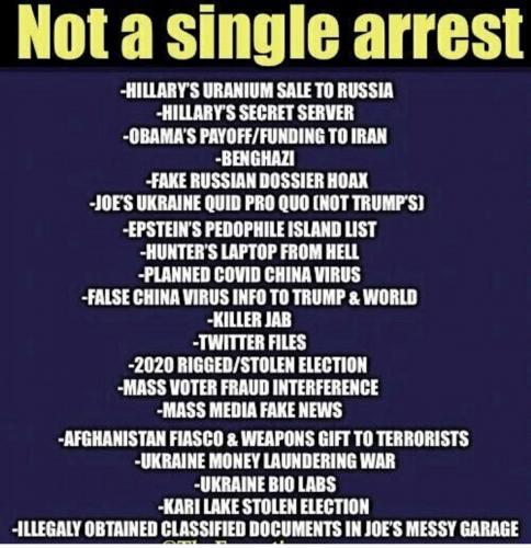 not a single arrest 1