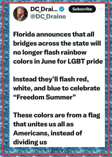 red w blue FL