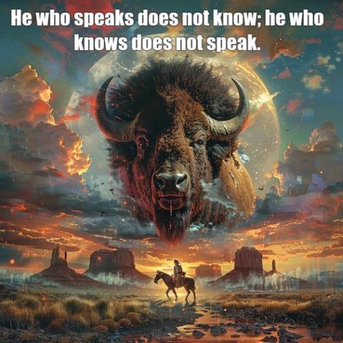 050624 - He who speaks does not know