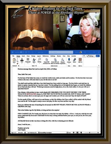 STAIRWAY TO HEAVEN, A 50-Year-Old PROPHECY about MAY 2024 ~Janie Seguin~ 2