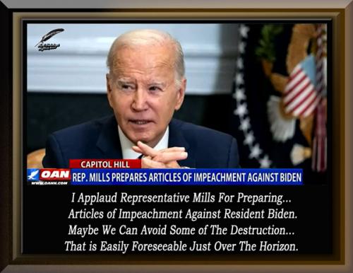 Rep. Mills Prepares Articles of Impeachment Against Biden