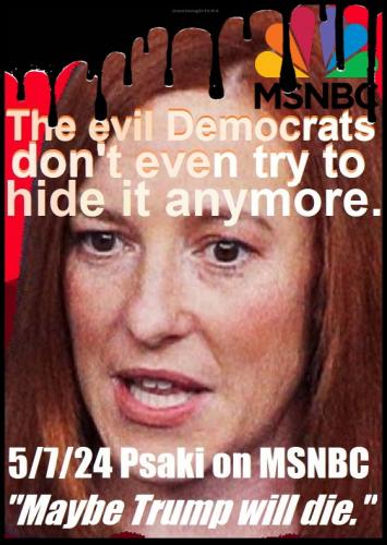 PSAKI'S SICK VEILED THREAT