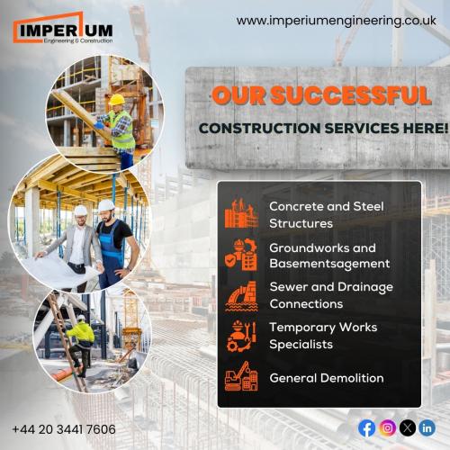 Our successful construction services here!