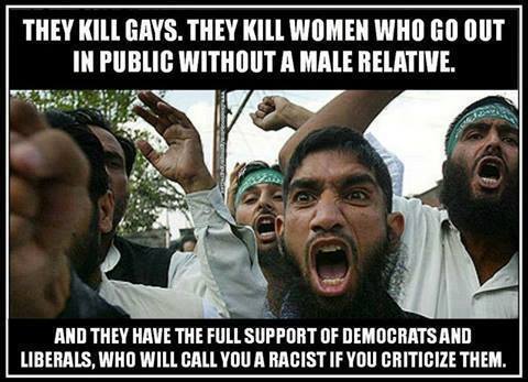 COEXIST DEMOCRATS KILL GAYS WOMEN