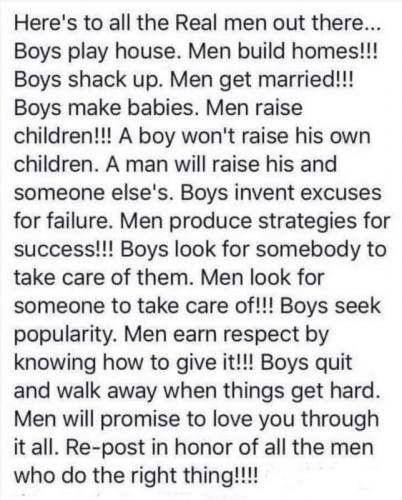 M Real men