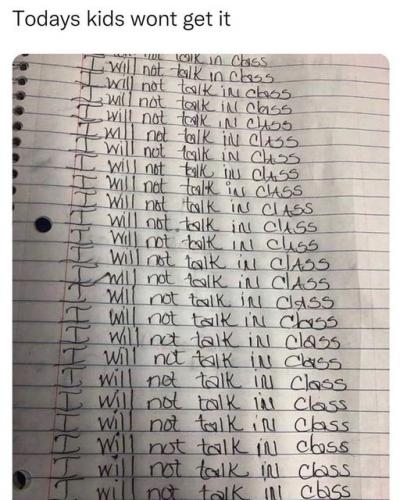 will not talk