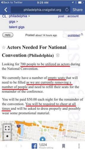 craigslist DNC ACTORS