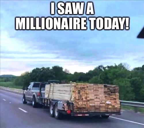 USA saw millionaire