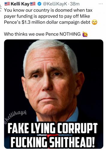 PENCE    GETTR