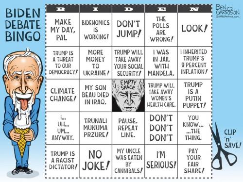 05-19-24 Biden Debate Bingo