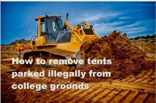 remove tents