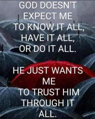 trust him