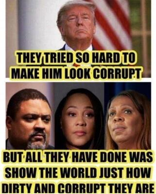 look corrupt