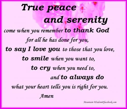 050924 - Peace & Serenity