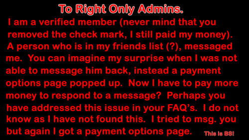 Right Only Admins